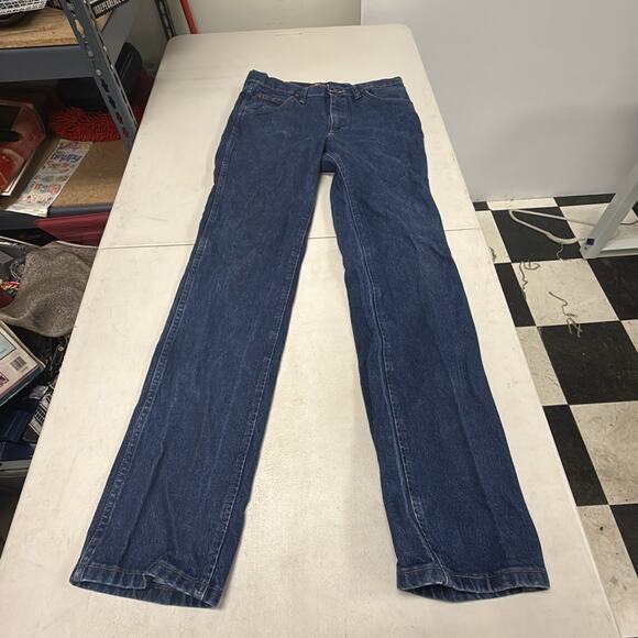 Wrangler 36mwz Slim Fit Jeans Men’s 32x36 Blue Denim Made In Mexico Cowboy Cut - Picture 1 of 8